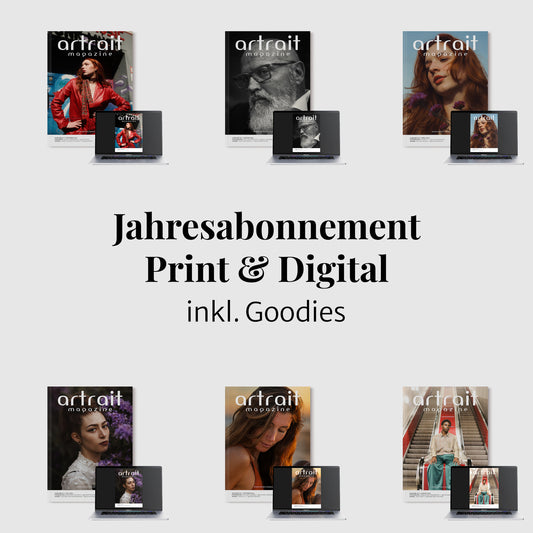 ARTRAIT Magazine Jahresabonnement (Print & Digital)
